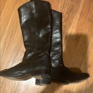 Frye Melissa leather boots in black size 9